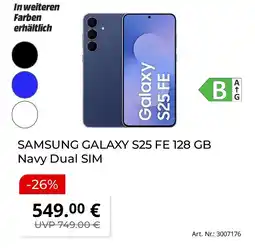 MediaMarkt Samsung galaxy s25 fe Angebot