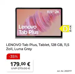 MediaMarkt Lenovo tab plus Angebot