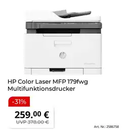 MediaMarkt Hp color laser mfp 179fwg multifunktionsdrucker Angebot