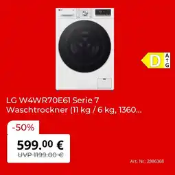 MediaMarkt Lg w4wr70e61 serie 7 waschtrockner Angebot