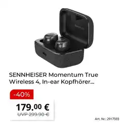 MediaMarkt Sennheiser momentum true wireless 4, in-ear kopfhörer Angebot
