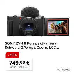 MediaMarkt Sony zv-1 ii kompaktkamera Angebot