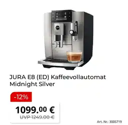 MediaMarkt Jura e8 (ed) kaffeevollautomat midnight silver Angebot