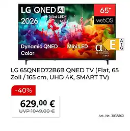 MediaMarkt Lg 65qned72b6b qned tv Angebot
