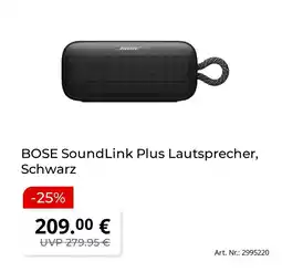 MediaMarkt Bose soundlink plus lautsprecher Angebot