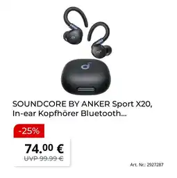 MediaMarkt Soundcore by anker in-ear kopfhörer bluetooth sport x20 Angebot