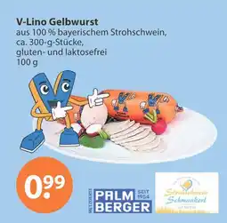 V Markt Palm berger v-lino gelbwurst Angebot