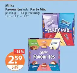 V Markt Milka favourites oder party mix Angebot
