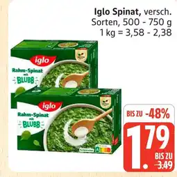 Marktkauf Iglo spinat Angebot