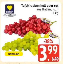 Marktkauf Edeka herzstücke tafeltrauben hell Angebot