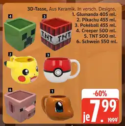 Marktkauf 3d-tasse glumanda Angebot