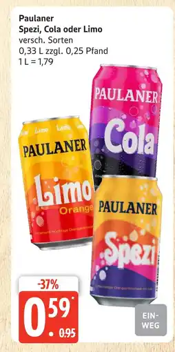 Marktkauf Paulaner spezi Angebot