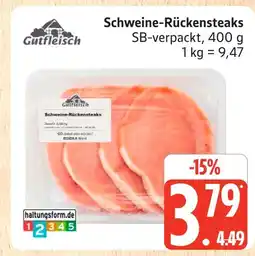 Marktkauf Gutfleisch schweine-rückensteaks Angebot
