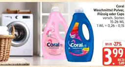 Marktkauf Coral waschmittel pulver Angebot