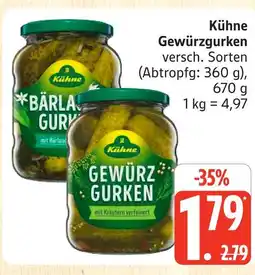 Marktkauf Kühne gewürzgurken Angebot