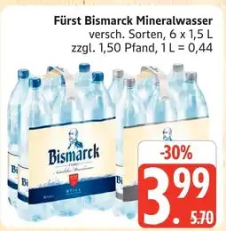 Marktkauf Fürst bismarck mineralwasser Angebot