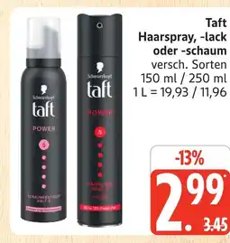 Marktkauf Taft haarspray Angebot