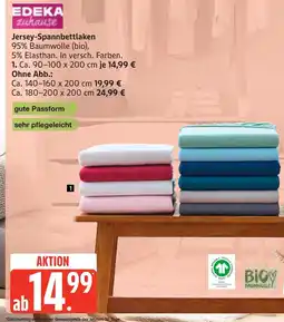 Marktkauf Edeka zuhause jersey-spannbettlaken Angebot