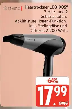 Marktkauf Remington haartrockner d3190s Angebot