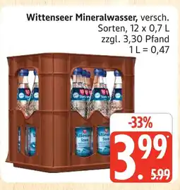 Marktkauf Wittenseer mineralwasser Angebot
