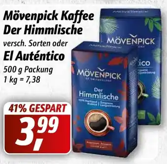 Simmel Mövenpick Kaffee Der Himmlische oder El Auténtico 500g Angebot