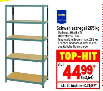 METRO Schwerlastregal 265 kg Angebot