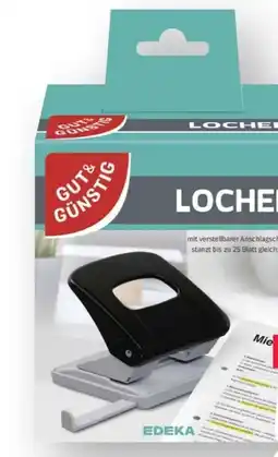 Scheck-in-Center Gut & Günstig Locher Angebot