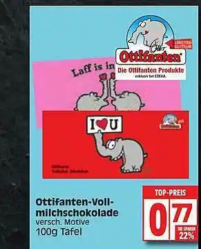 Edeka Ottifanten-voll-milchschokolade Angebot