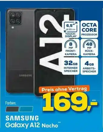 Euronics XXL Samsung Galaxy A12 Nacho Angebot