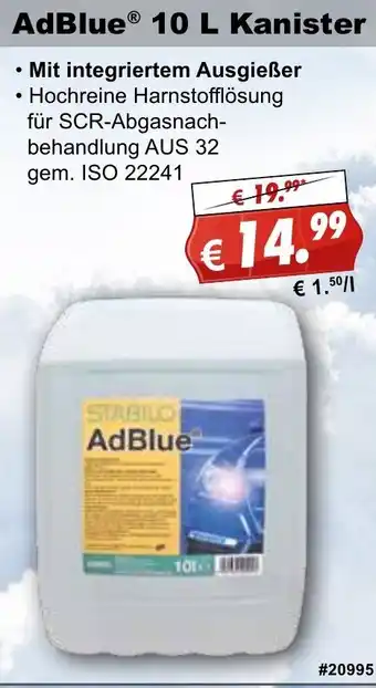 Stabilo Fachmarkt AdBlue 10 L Kanister Angebot