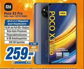 expert Octomedia Xiaomi Poco X3 Pro Angebot