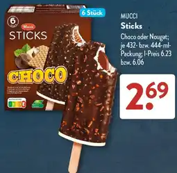 Aldi Süd MUCCI Sticks Angebot
