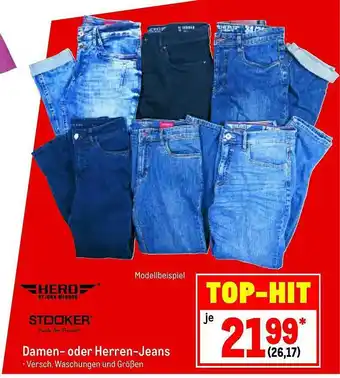 METRO Stooker Oder Hero Damen- Oder Herren-jeans Angebot