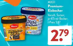 Aldi Süd MUCCI Premium Eisbecher Angebot