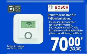 METRO Bosch Raumthermostat Für Fußbodenheizung Angebot