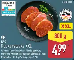Aldi Nord BBQ Rückensteaks XXL Angebot