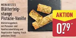 Aldi Nord MEIN BESTES Blätterteigstange Pistazie-Vanille Angebot