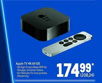 METRO Apple Tv 4k 64 Gb Angebot