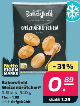 Netto Bakersfield Weizenbrötchen Angebot