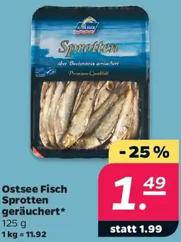 Netto Ostsee Fisch Sprotten geräuchert Angebot