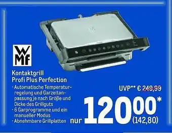 METRO Wmf Kontaktgrill Profi Plus Perfection Angebot