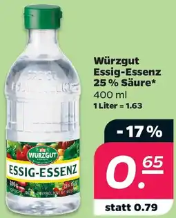 Netto Würzgut Essig-Essenz 25% Säure Angebot