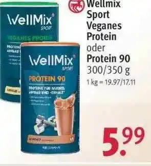 Rossmann Wellmix Sport Veganes Protein Oder Protein 90 Angebot