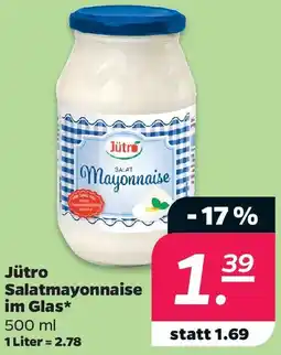 Netto Jütro Salatmayonnaise im Glas Angebot