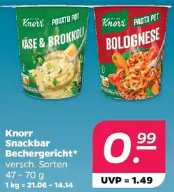 Netto Knorr Snackbar Bechergericht Angebot