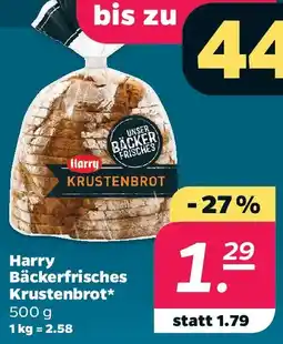 Netto Harry Bäckerfrisches Krustenbrot Angebot