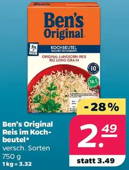 Netto Ben's Original Reis im Kochbeutel Angebot