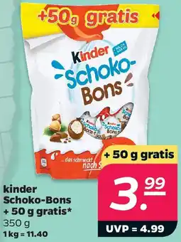 Netto kinder Schoko-Bons Angebot