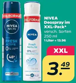 Netto NIVEA Deospray im XXL-Pack Angebot