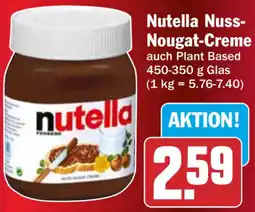 HIT Nutella Nuss Nougat-Creme Angebot